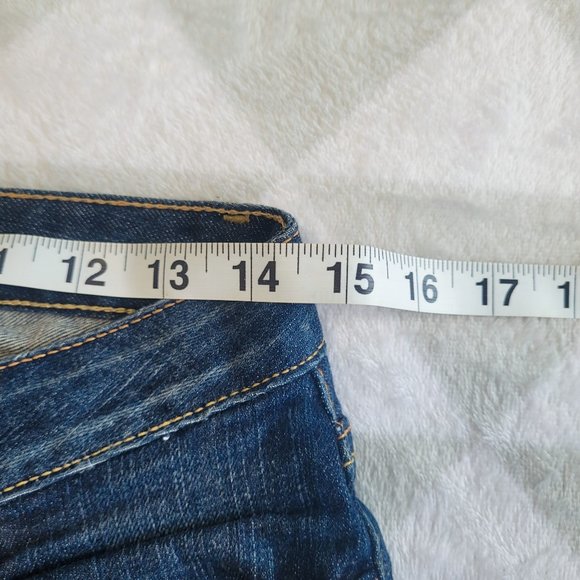GUESS Denim Classic Low Rise Jeans, Y2K Curvy Jeans, Size 26 - Picture 6 of 9